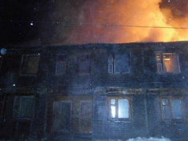 Сегодня ночью сгорел барак Кирова, 42