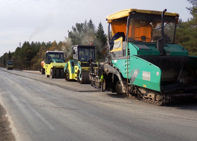 Капитальный ремонт дорог в Яйве