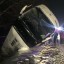 В Кизеле перевернулся пассажирский автобус, следовавший из Александровска