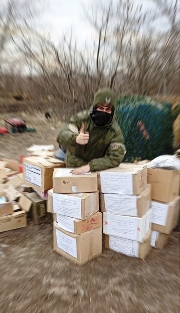 Александровцы отправили гуманитарный груз в зону СВО