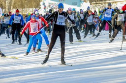 Массовая лыжная гонка «Лыжня России» в Яйве