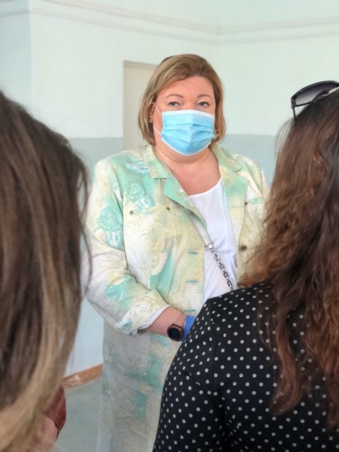 Министр здравоохранения Пермского края Оксана Мелехова посетила Александровский округ