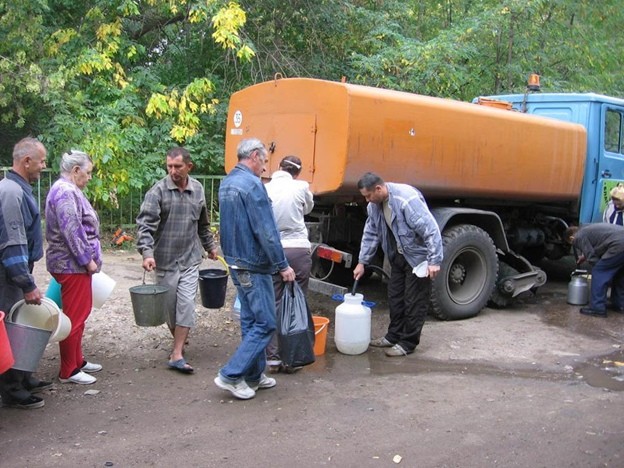 График подвоза воды в поселке Карьер-Известняк на 9 июля