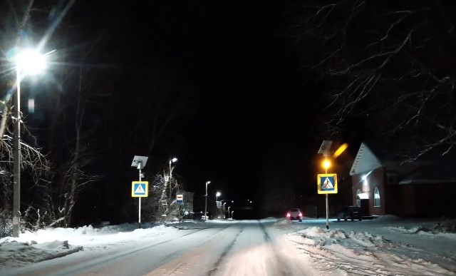 В декабре в городе оснастили светофорами два нерегулируемых пешеходных перехода