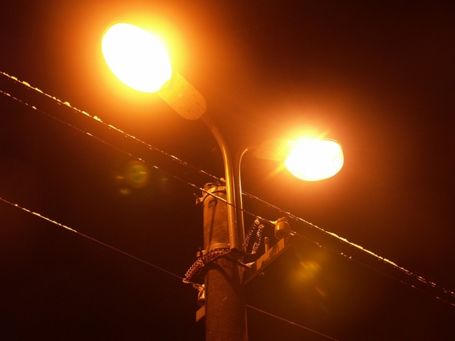 С 1 января техническое обслуживание сетей уличного освещения Александровска выполняет ООО "Космос"