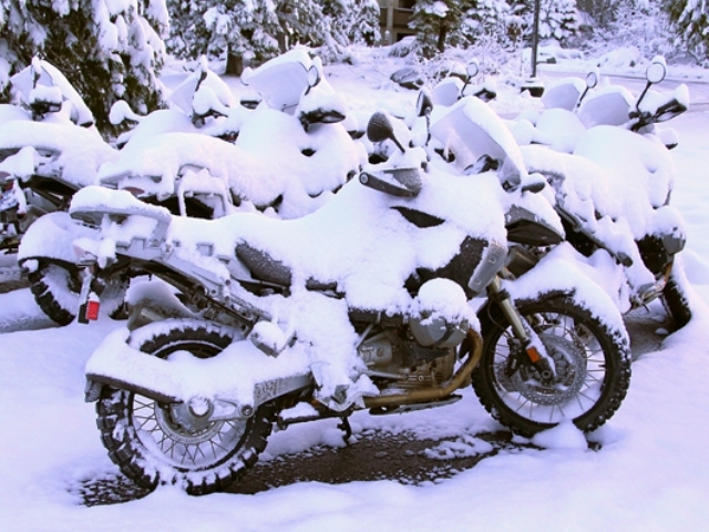 В России могут запретить зимнюю езду на мотоциклах