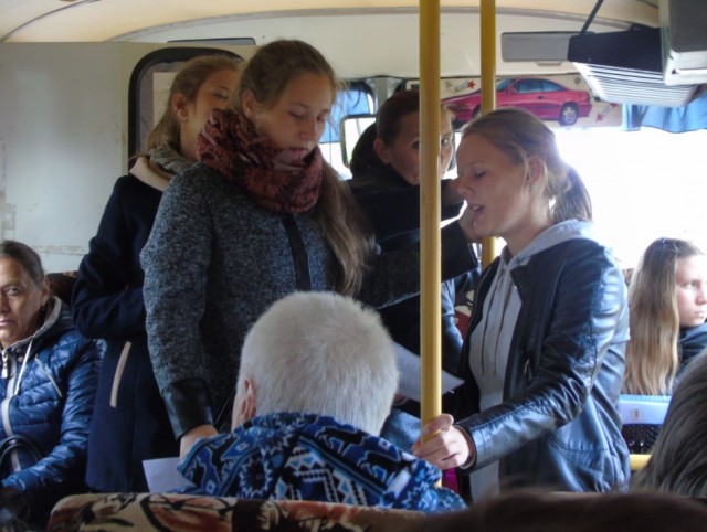 ​Акцию "Читающий автобус" прошла в Александровске