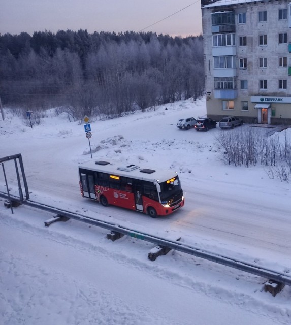 Сегодня на маршрут "Яйва - Березники" вышли новые автобусы